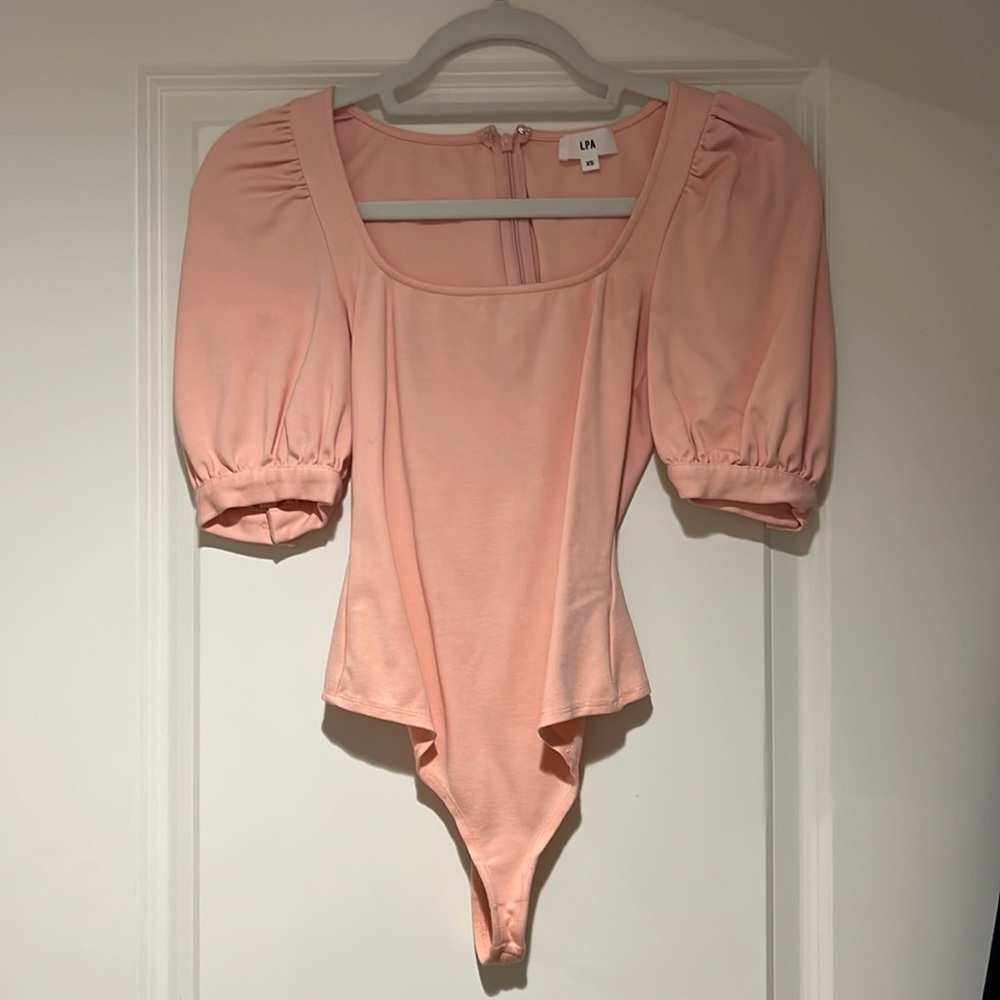 Puff sleeve bodysuit